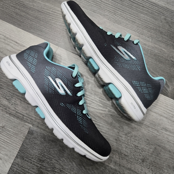 Skechers Shoes - Skechers Women’s Black & Teal Performance Walking Shoes